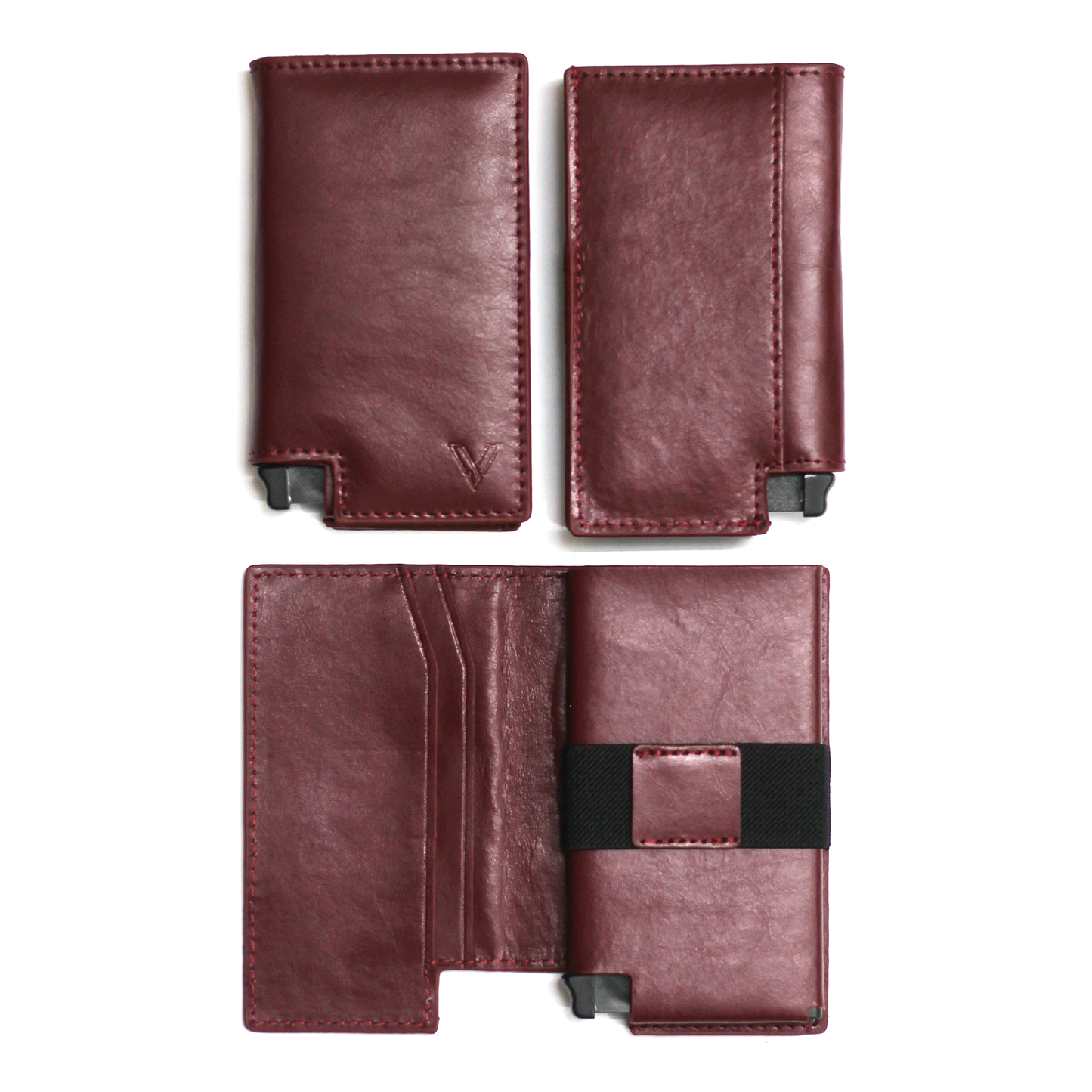 Red card holder wallet (All sides)